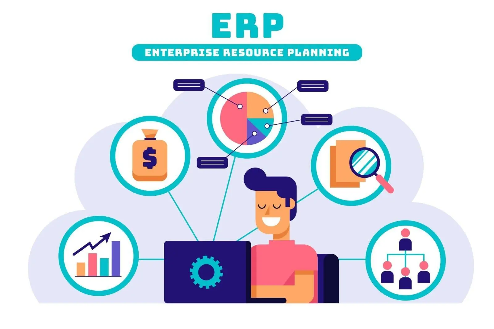 نظام ERP وأثره في تعزيز التحول الرقمي في السعودية - رؤية 2030