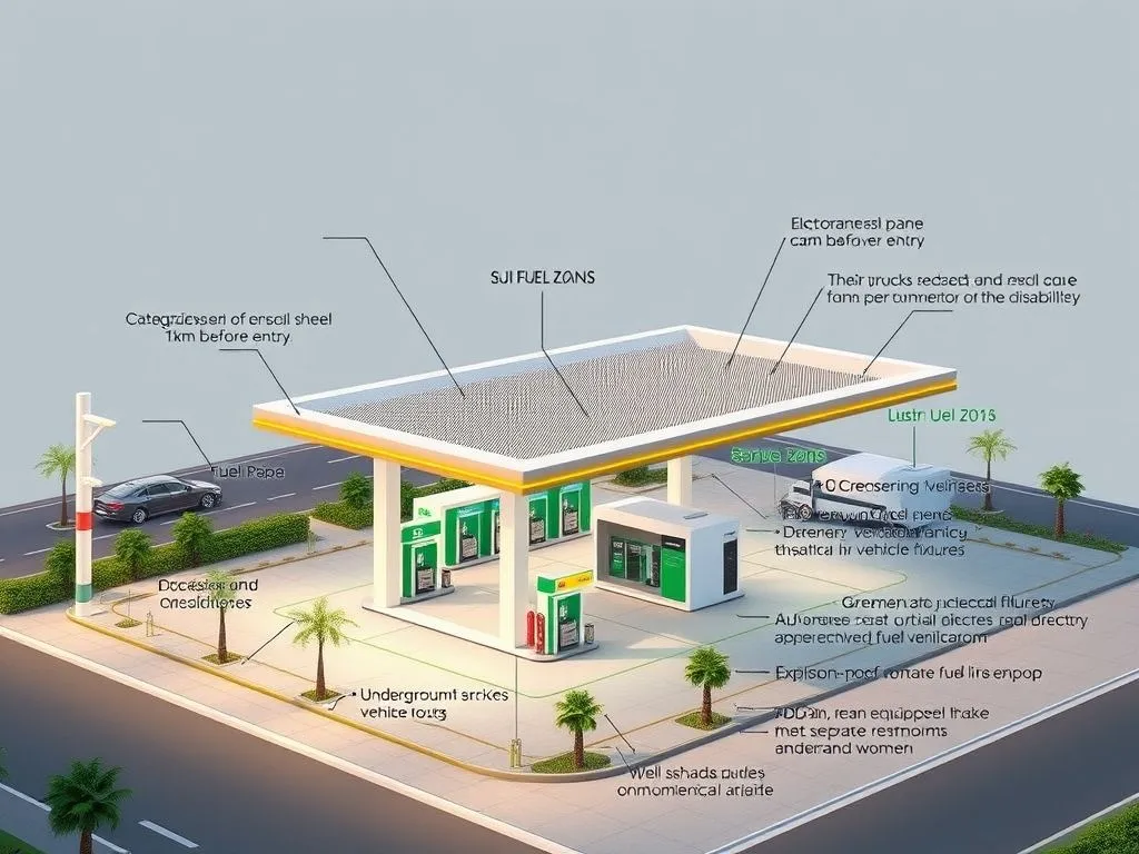 متطلبات تأهيل محطات الوقود الجديدة لعام 2024
