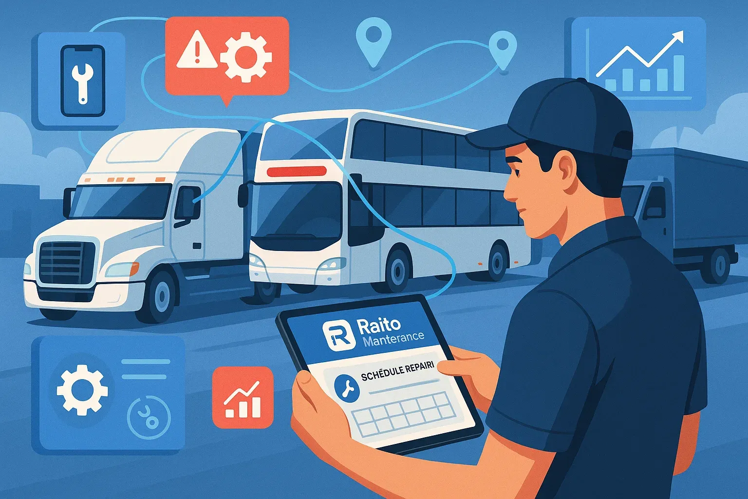 إدارة صيانة الأسطول Raito Maintenance: دليلك لتحقيق أقل تكلفة وأعلى جاهزية تشغيلية