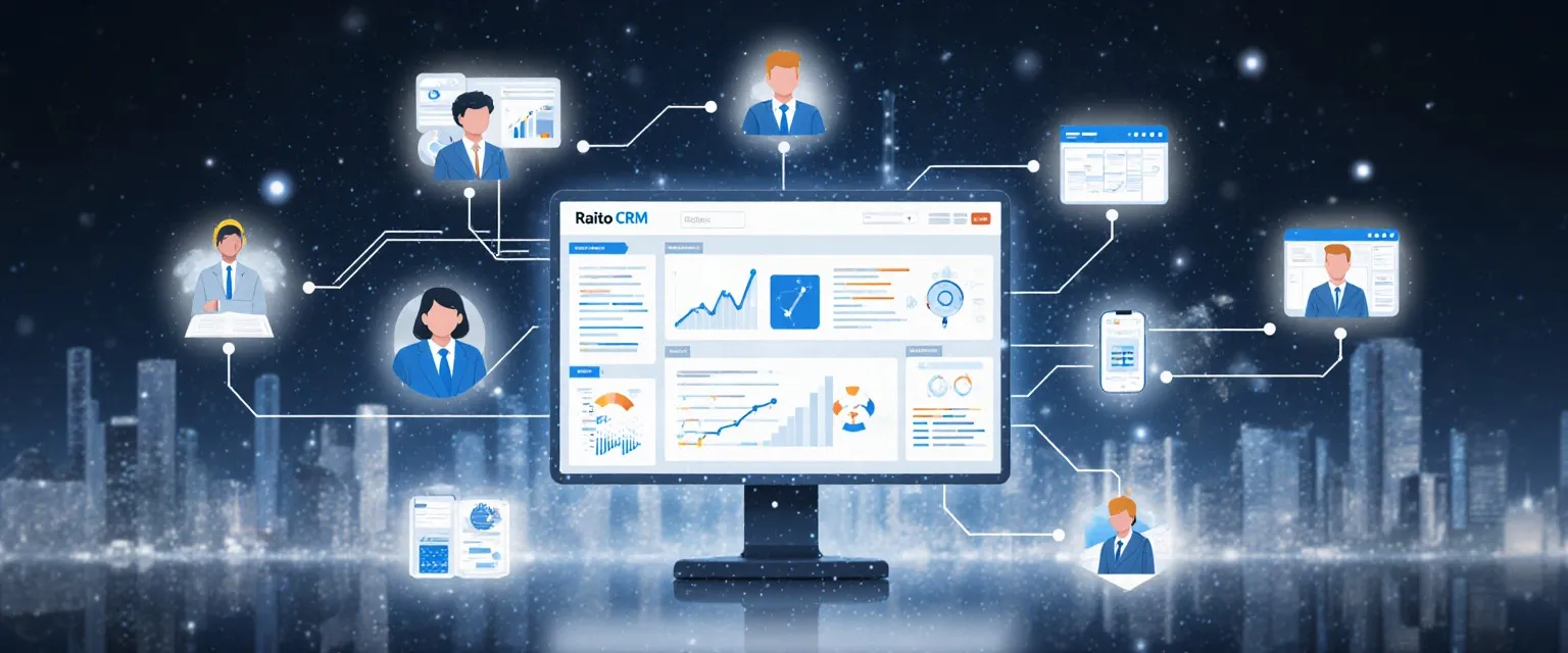 ميزات CRM في Raito-CRM التي تمنحك ميزة تنافسية في سوق مزدحم