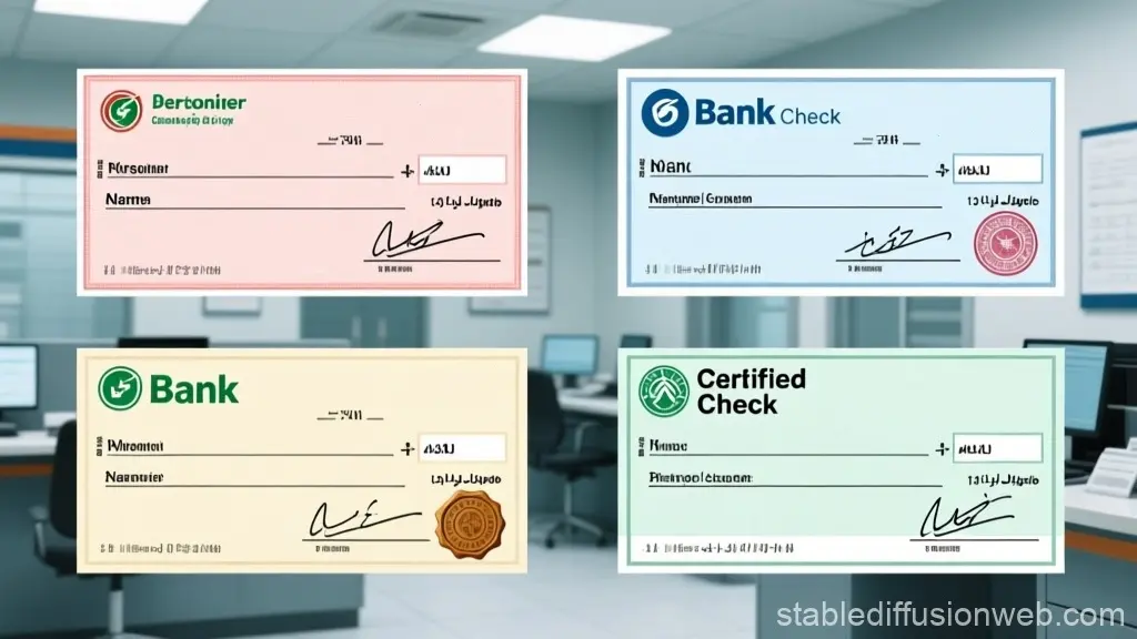 الفرق بين انواع الشيكات في البنوك
