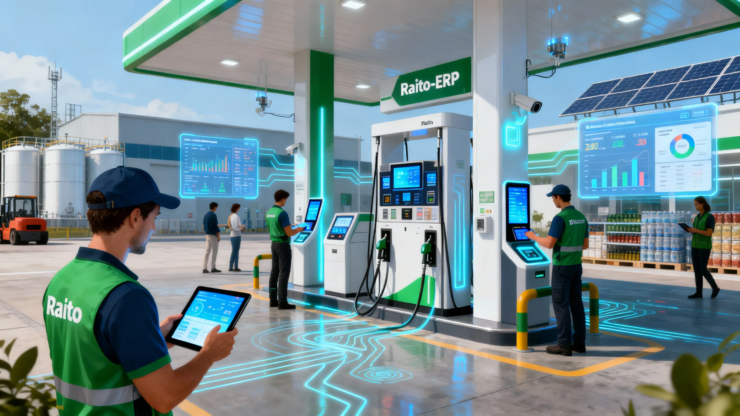 Fuel station automation by Raito-ERP