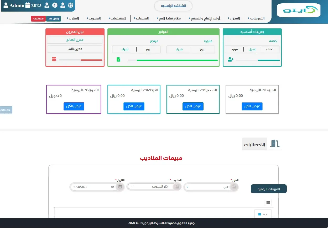 إعداد البرامج المحاسبية