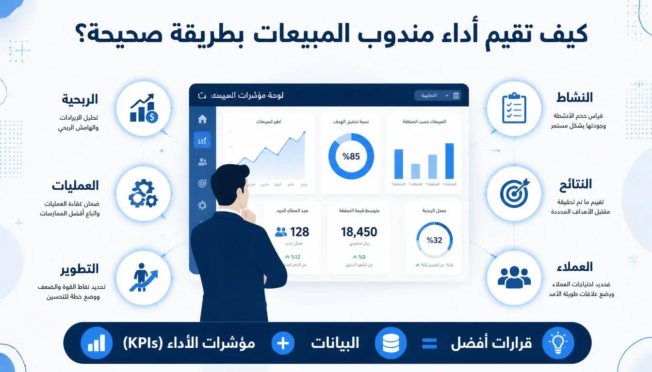 كيف تقيم أداء مندوب المبيعات بطريقة صحيحة؟