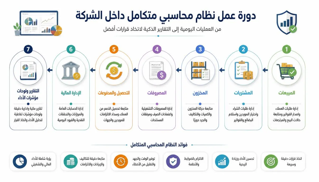 الدليل العملي لاختيار نظام محاسبي متكامل