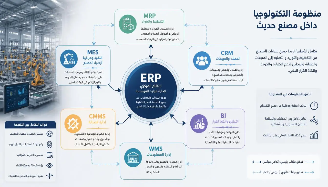 أفضل برنامج ERP متكامل للمصانع